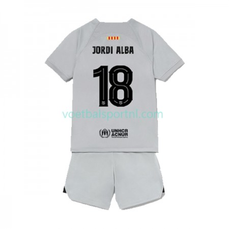 FC Barcelona Jordi Alba 18 Kind Third Tenue 2022-23